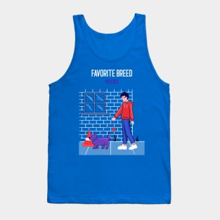 Favorite Breed Rescued Funny Pet Tank Top